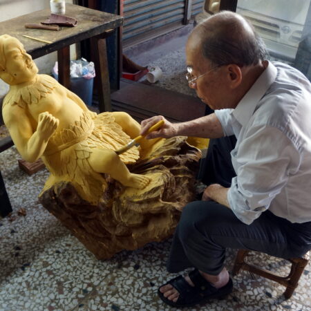 Buddhist statuary decoration