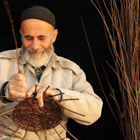 Mat weaving
