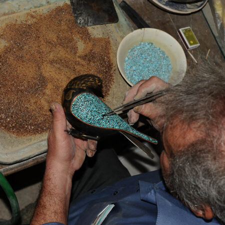 Turquoise inlay