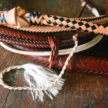 Whipmaking and leather plaiting