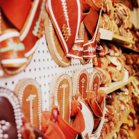 Leather sandals (zubayria)