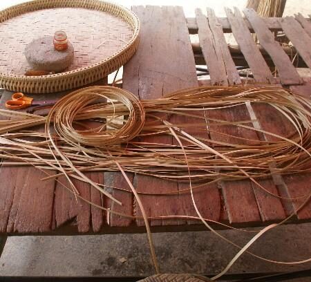 Bamboo basketry